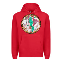 Red nurse coaster Premium Hoodie - CowGirlArtShop