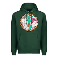Sports Green nurse coaster Premium Hoodie - CowGirlArtShop