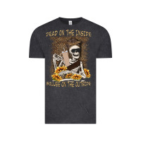 Vintage Black dead inside boujee outside Vintage Tee - MaliasSmallBusiness