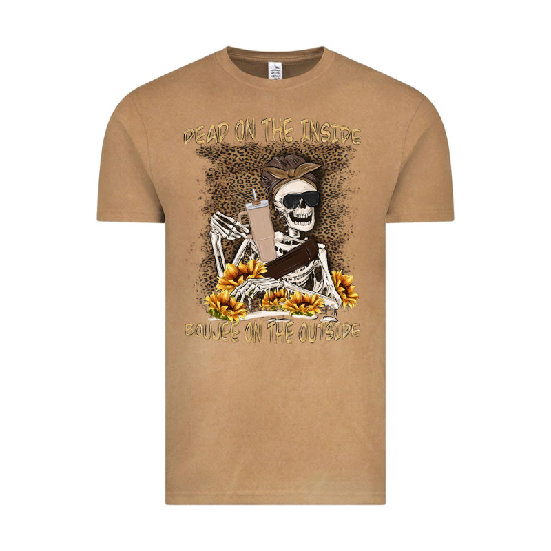 Dead Inside Boujee Outside Vintage Tee by MaliasSmallBusiness | Teevron