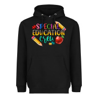 Black special education crew Heavyweight Hoodie - CowGirlArtShop