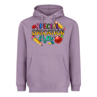 Lavender special education crew Heavyweight Hoodie - CowGirlArtShop
