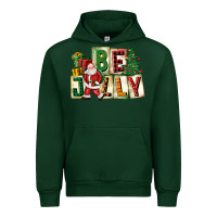 Forest Green be jolly santa christmas Urban Hoodie - FaDigitalArtStudio