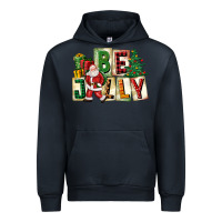 Navy be jolly santa christmas Urban Hoodie - FaDigitalArtStudio