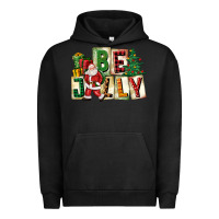 Pigment Black be jolly santa christmas Urban Hoodie - FaDigitalArtStudio