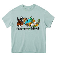Arona peace love  bullskull Heavy Core Tee - AdoDesignShop