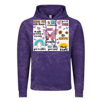 Cloud Purple positive affirmations Vintage Hoodie - MaliasSmallBusiness