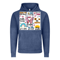 Vintage Denim positive affirmations Vintage Hoodie - MaliasSmallBusiness
