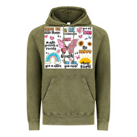 Vintage Olive positive affirmations Vintage Hoodie - MaliasSmallBusiness