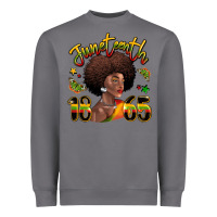 Storm juneteenth 1865 black woman Heavyweight Sweatshirt - LillyAllenDesigns