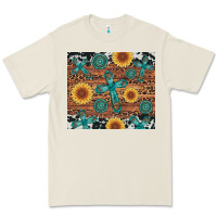 Bone cross gemstone and sunflower Premium Tee - Artiststas
