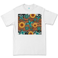 White cross gemstone and sunflower Premium Tee - Artiststas