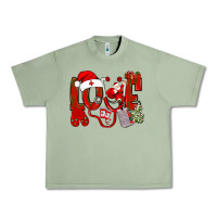 Oil Green christmas love nurse Urban Heavy Tee - NancyCooperArtShop