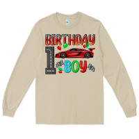 Mushroom birthday boy 1 Long Sleeve Tee - BundleAndBundleShop