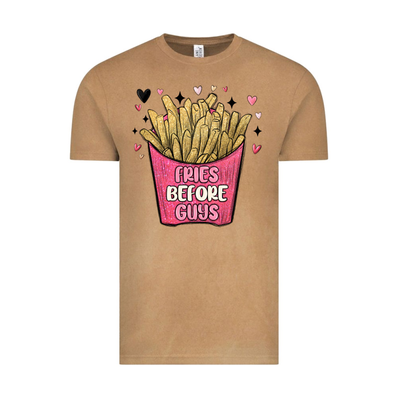 Fries Before Guys Vintage Tee by MaliasSmallBusiness | Teevron