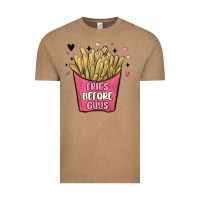 Vintage Coffee fries before guys Vintage Tee - MaliasSmallBusiness