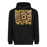 Black America flag sunflower star tumbler Heavyweight Hoodie - HowdyJamesFarm