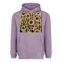 Lavender America flag sunflower star tumbler Heavyweight Hoodie - HowdyJamesFarm