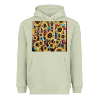 Matcha America flag sunflower star tumbler Heavyweight Hoodie - HowdyJamesFarm