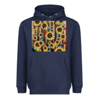 America Flag Sunflower Star Tumbler Heavyweight Hoodie | Teevron