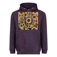 Plum America flag sunflower star tumbler Heavyweight Hoodie - HowdyJamesFarm