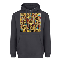 Smoke America flag sunflower star tumbler Heavyweight Hoodie - HowdyJamesFarm