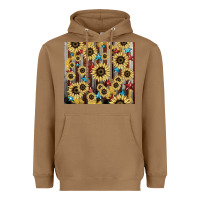 Toasted Coconut America flag sunflower star tumbler Heavyweight Hoodie - HowdyJamesFarm