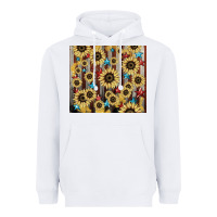 White America flag sunflower star tumbler Heavyweight Hoodie - HowdyJamesFarm
