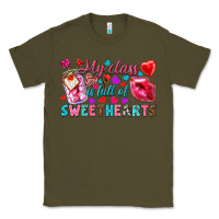Army Green my class is full of sweethearts Classic Tee - NancyCooperArtShop