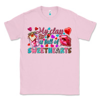 Bubblegum Pink my class is full of sweethearts Classic Tee - NancyCooperArtShop