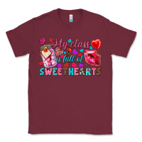 Burgundy my class is full of sweethearts Classic Tee - NancyCooperArtShop