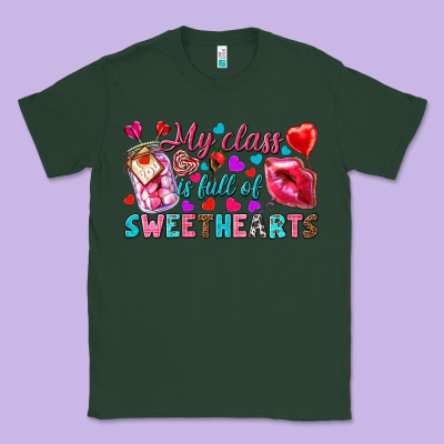 My Class Is Full Of Sweethearts Classic Tee Designed By Nancycooperartshop