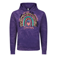 Cloud Purple teacher rainbow Vintage Hoodie - MaliasSmallBusiness