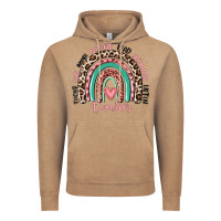 Vintage Coffee teacher rainbow Vintage Hoodie - MaliasSmallBusiness