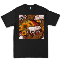 Black pig and barn Premium Tee - BundleAndBundleShop