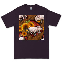 Plum pig and barn Premium Tee - BundleAndBundleShop