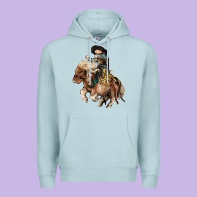 Midilli Little Cowboy Kid Rodeo Premium Hoodie Designed By Howdyjamesfarm