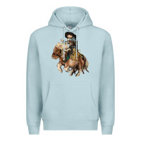 Blue Mist Midilli little Cowboy kid rodeo Premium Hoodie - HowdyJamesFarm