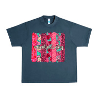 Midnight Navy valentines day brushstroke background brushstroke Urban Heavy Tee - NancyCooperArtShop