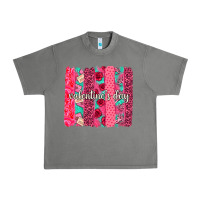 Valentines Day Brushstroke Background Brushstroke Urban Heavy Tee | Teevron