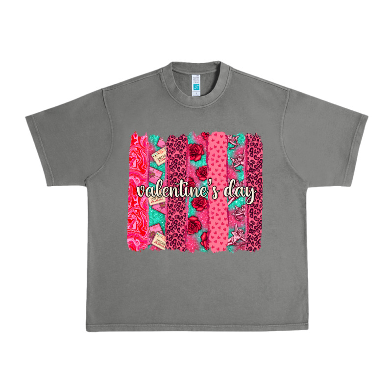 Valentines Day Brushstroke Background Brushstroke Urban Heavy Tee by NancyCooperArtShop | Teevron