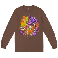 Chestnut halloween patch Long Sleeve Tee - BundleAndBundleShop