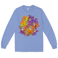 Colony Blue halloween patch Long Sleeve Tee - BundleAndBundleShop