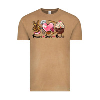 Vintage Camel peace love bake Vintage Tee - NancyCooperArtShop