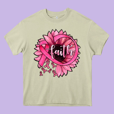 Sunflower Faith Heavy Core Tee Designed By Jahusdesignshop