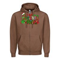 Chestnut i believe in santa paws Zipper Hoodie - texasbilliewilder