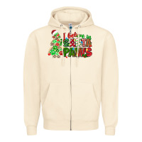 Sandshell i believe in santa paws Zipper Hoodie - texasbilliewilder