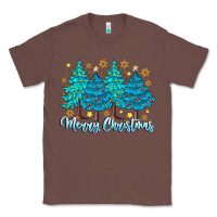 Chestnut Merry Christmas Classic Tee - CowhideDigitalArt