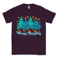 Plum Merry Christmas Classic Tee - CowhideDigitalArt