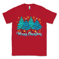 Red Merry Christmas Classic Tee - CowhideDigitalArt
